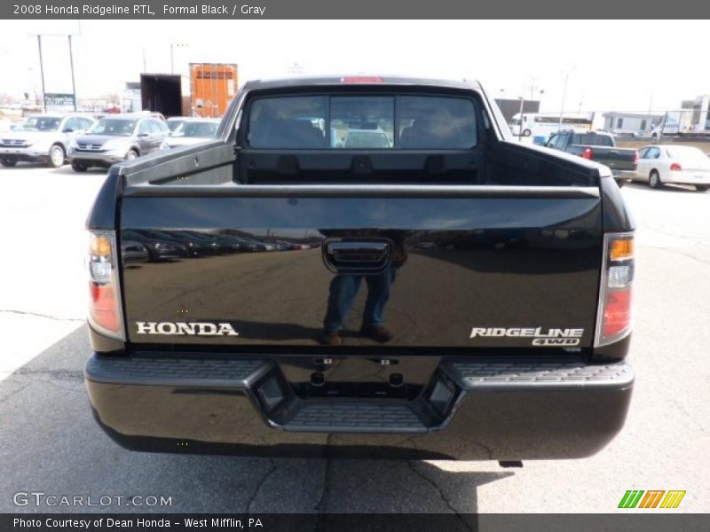 Formal Black / Gray 2008 Honda Ridgeline RTL