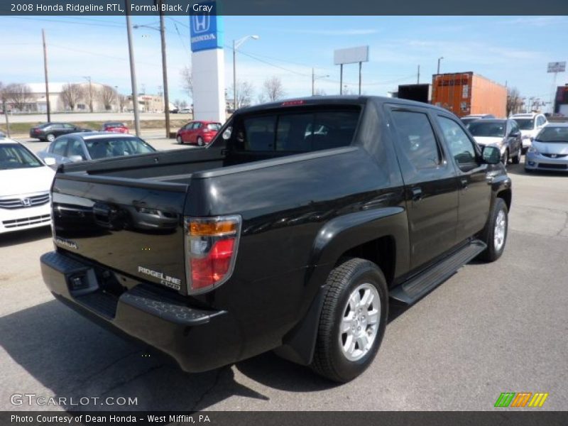 Formal Black / Gray 2008 Honda Ridgeline RTL