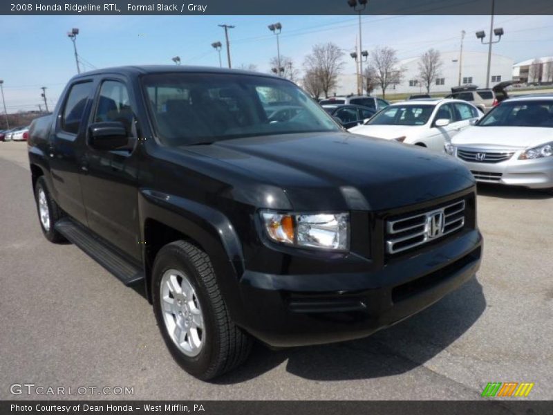 Formal Black / Gray 2008 Honda Ridgeline RTL