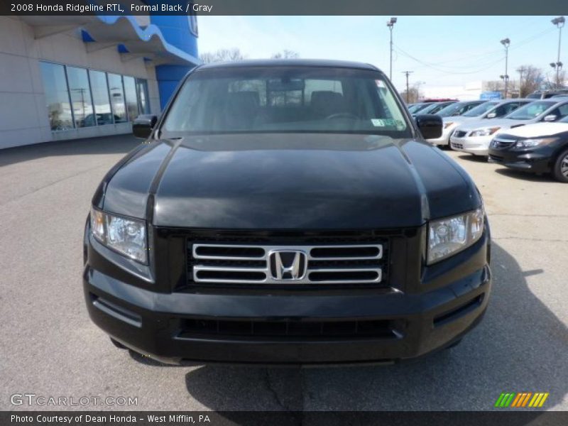 Formal Black / Gray 2008 Honda Ridgeline RTL