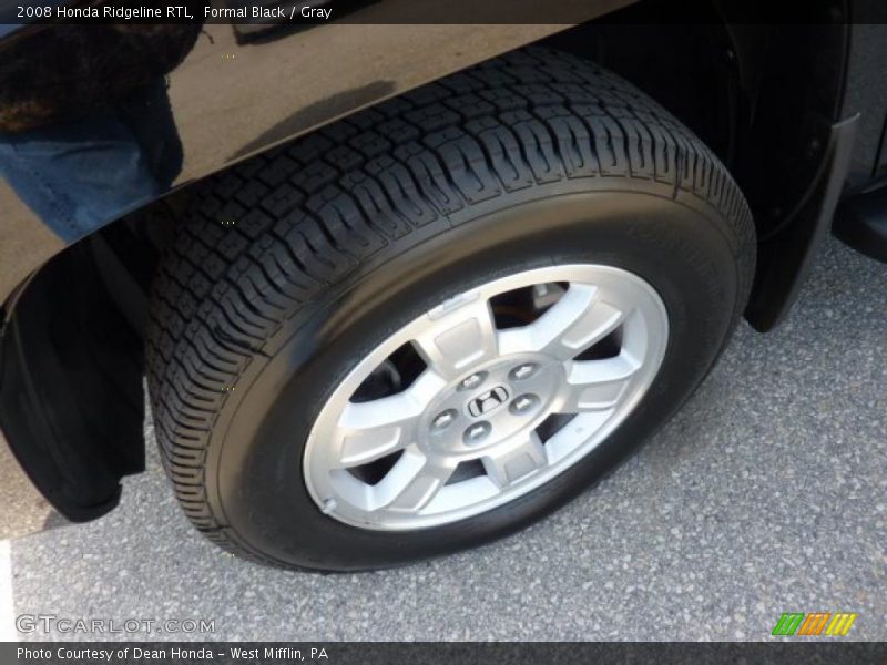 Formal Black / Gray 2008 Honda Ridgeline RTL