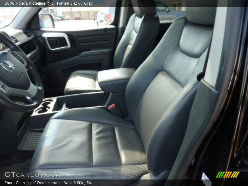 Formal Black / Gray 2008 Honda Ridgeline RTL