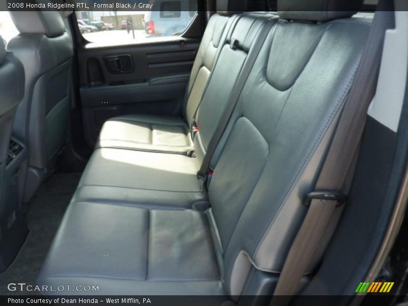 Formal Black / Gray 2008 Honda Ridgeline RTL