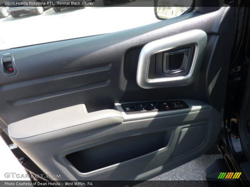 Formal Black / Gray 2008 Honda Ridgeline RTL