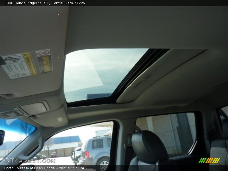 Formal Black / Gray 2008 Honda Ridgeline RTL