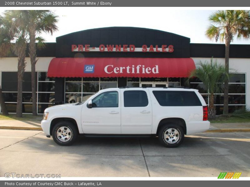 Summit White / Ebony 2008 Chevrolet Suburban 1500 LT