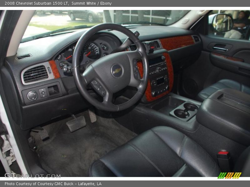 Summit White / Ebony 2008 Chevrolet Suburban 1500 LT