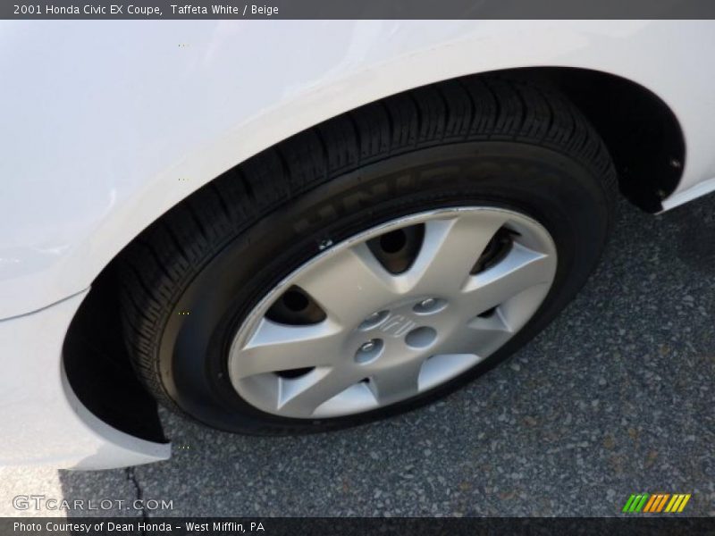 Taffeta White / Beige 2001 Honda Civic EX Coupe