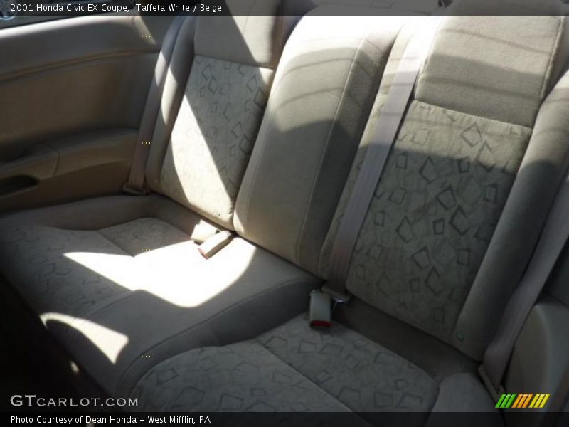 Taffeta White / Beige 2001 Honda Civic EX Coupe