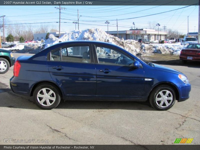  2007 Accent GLS Sedan Dark Sapphire Blue