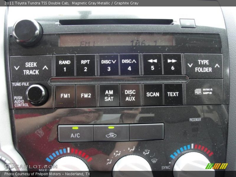 Controls of 2011 Tundra TSS Double Cab