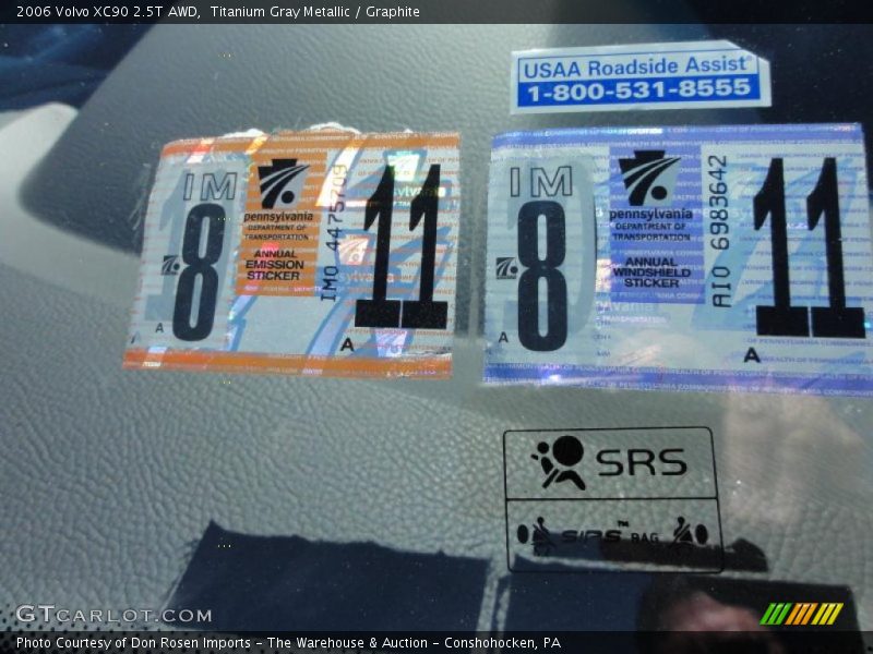 Titanium Gray Metallic / Graphite 2006 Volvo XC90 2.5T AWD