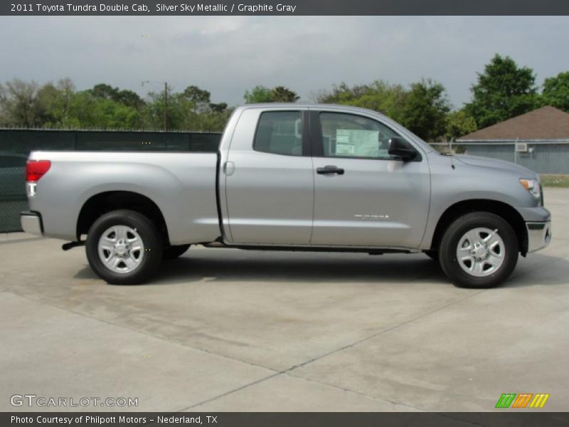 Silver Sky Metallic / Graphite Gray 2011 Toyota Tundra Double Cab
