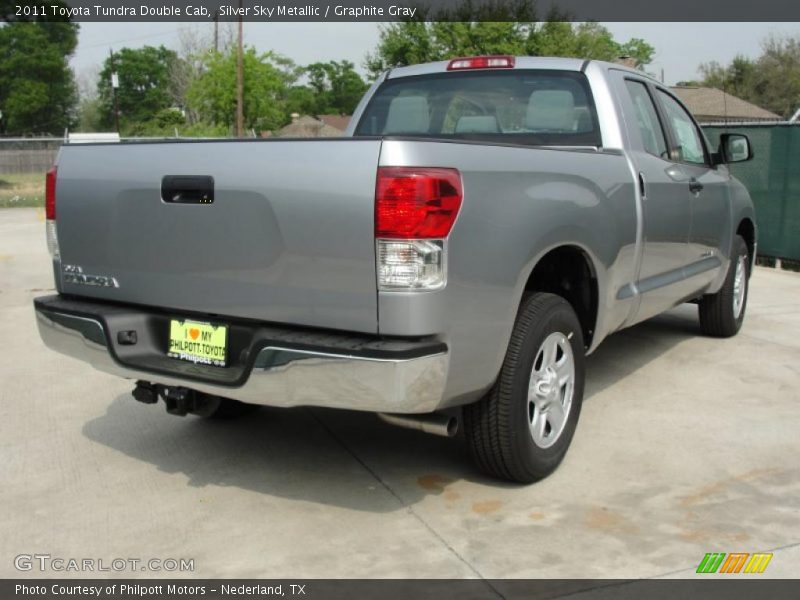 Silver Sky Metallic / Graphite Gray 2011 Toyota Tundra Double Cab