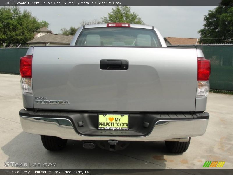 Silver Sky Metallic / Graphite Gray 2011 Toyota Tundra Double Cab