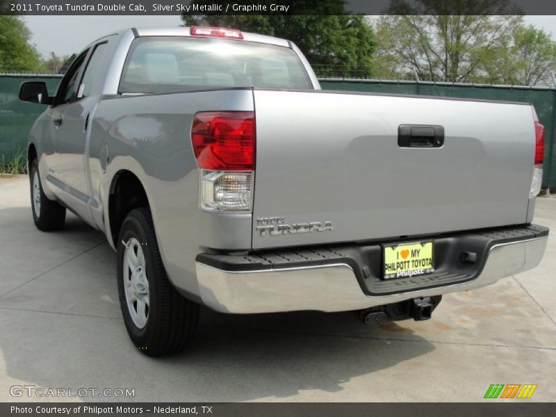 Silver Sky Metallic / Graphite Gray 2011 Toyota Tundra Double Cab