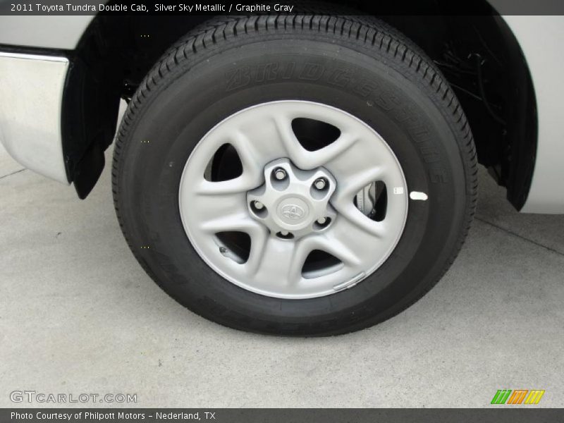 Silver Sky Metallic / Graphite Gray 2011 Toyota Tundra Double Cab