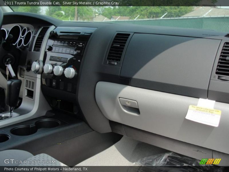 Silver Sky Metallic / Graphite Gray 2011 Toyota Tundra Double Cab