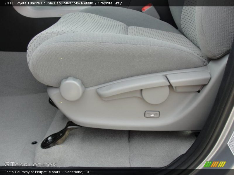 Silver Sky Metallic / Graphite Gray 2011 Toyota Tundra Double Cab