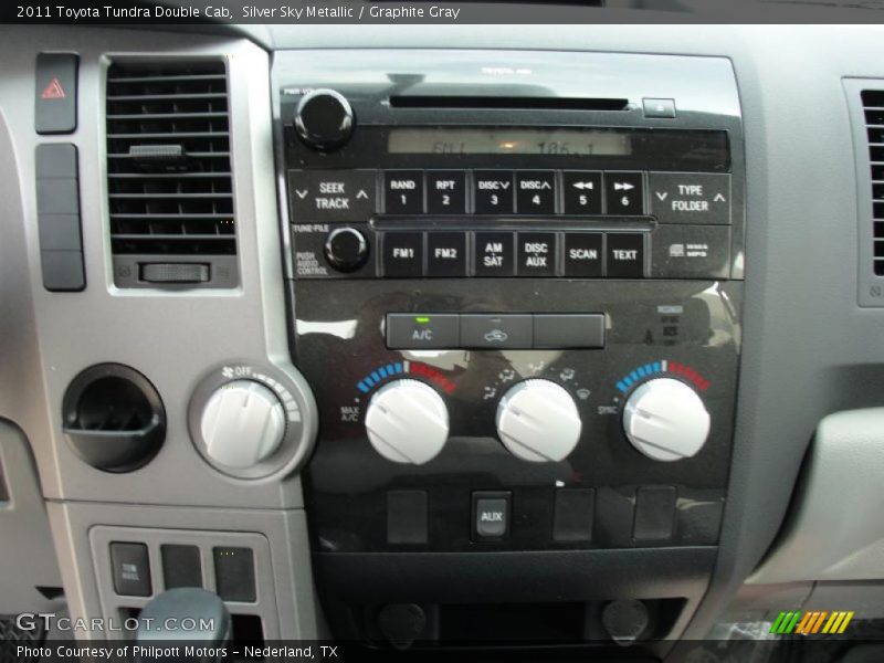 Silver Sky Metallic / Graphite Gray 2011 Toyota Tundra Double Cab