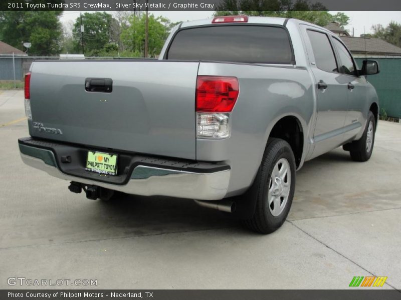 Silver Sky Metallic / Graphite Gray 2011 Toyota Tundra SR5 CrewMax