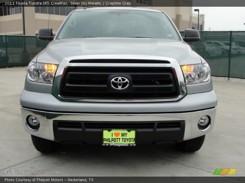Silver Sky Metallic / Graphite Gray 2011 Toyota Tundra SR5 CrewMax