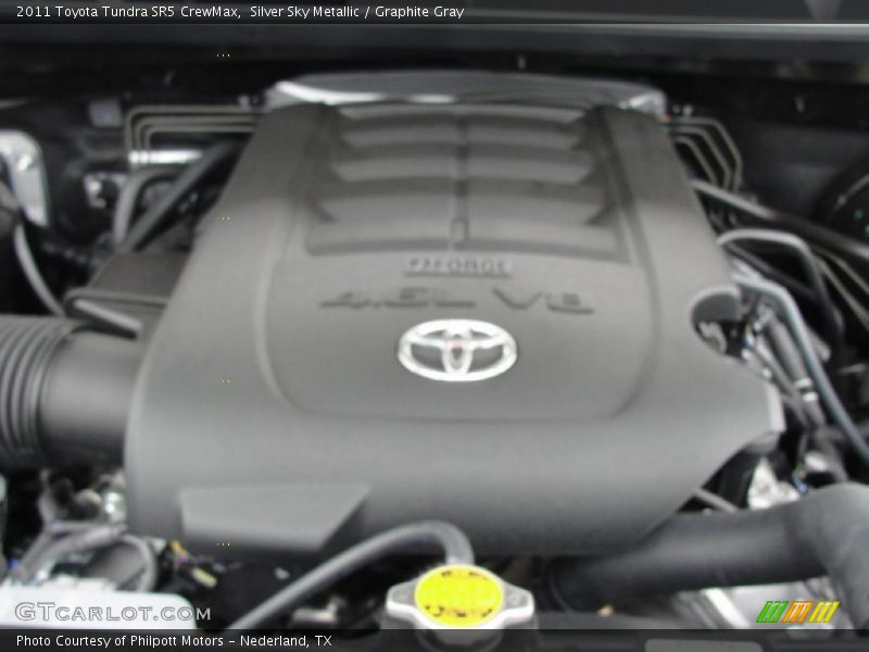 Silver Sky Metallic / Graphite Gray 2011 Toyota Tundra SR5 CrewMax