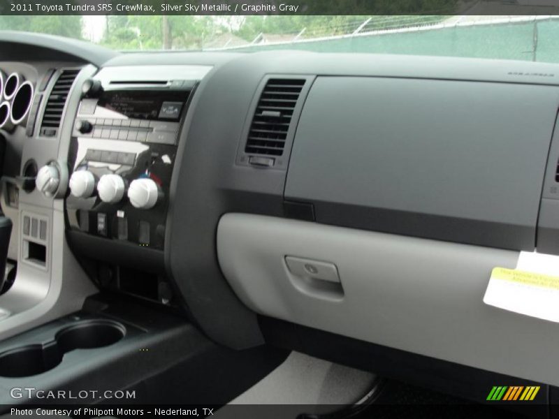 Silver Sky Metallic / Graphite Gray 2011 Toyota Tundra SR5 CrewMax