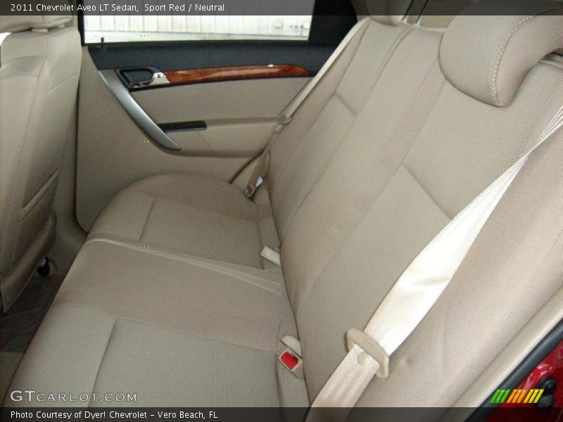 Sport Red / Neutral 2011 Chevrolet Aveo LT Sedan