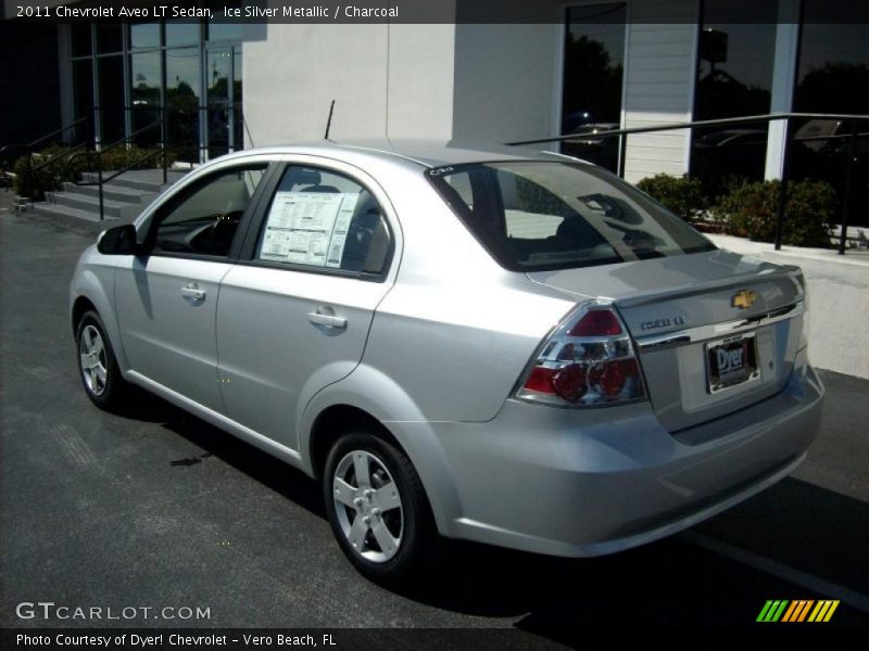 Ice Silver Metallic / Charcoal 2011 Chevrolet Aveo LT Sedan
