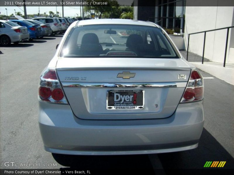 Ice Silver Metallic / Charcoal 2011 Chevrolet Aveo LT Sedan