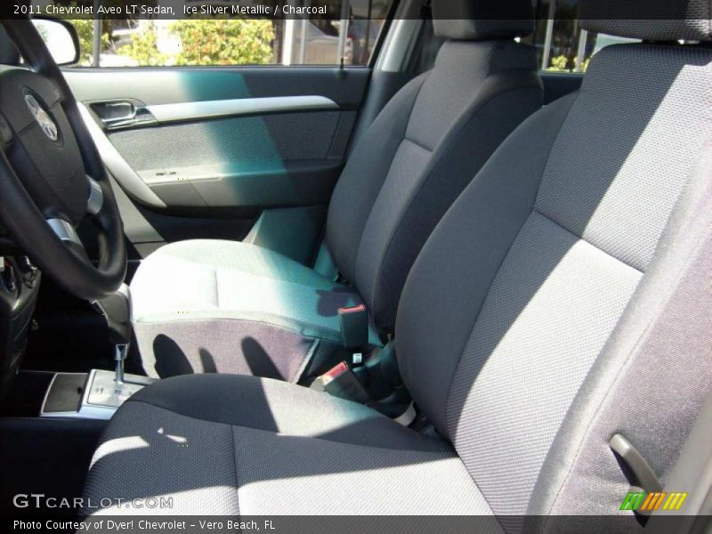 Ice Silver Metallic / Charcoal 2011 Chevrolet Aveo LT Sedan