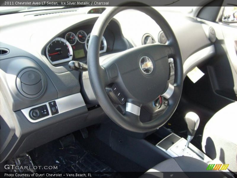 Ice Silver Metallic / Charcoal 2011 Chevrolet Aveo LT Sedan