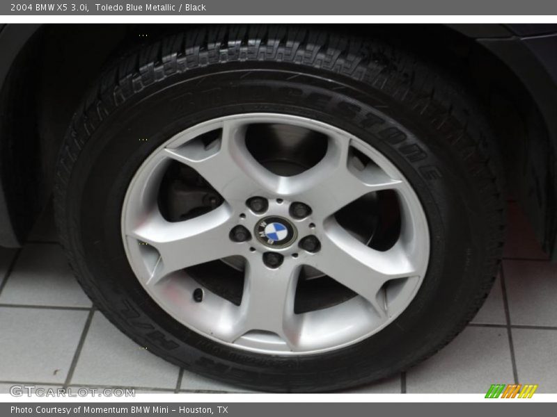 Toledo Blue Metallic / Black 2004 BMW X5 3.0i