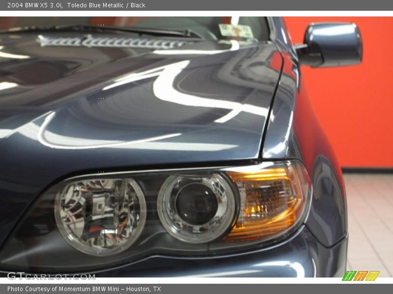 Toledo Blue Metallic / Black 2004 BMW X5 3.0i