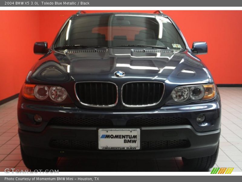 Toledo Blue Metallic / Black 2004 BMW X5 3.0i