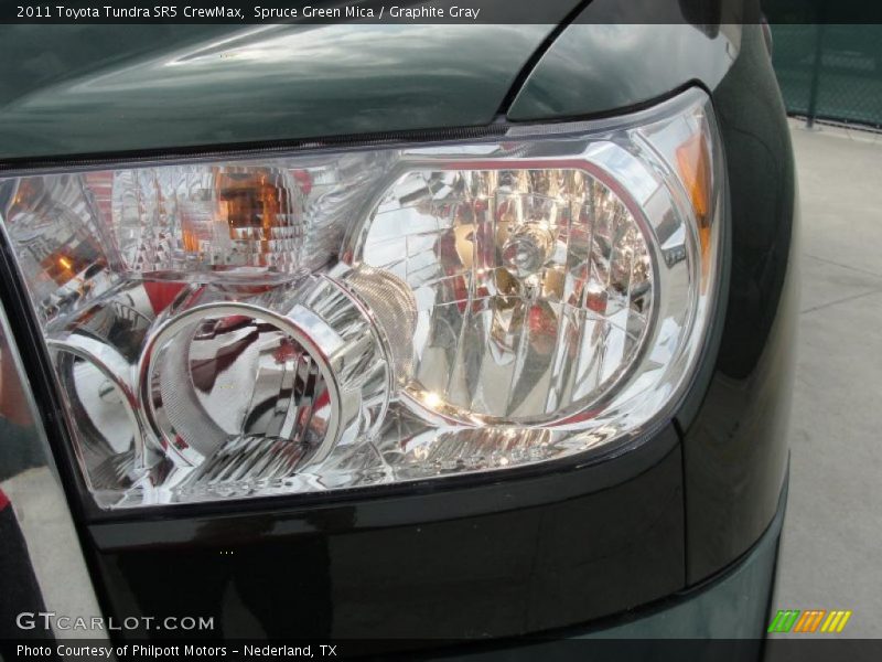 Spruce Green Mica / Graphite Gray 2011 Toyota Tundra SR5 CrewMax