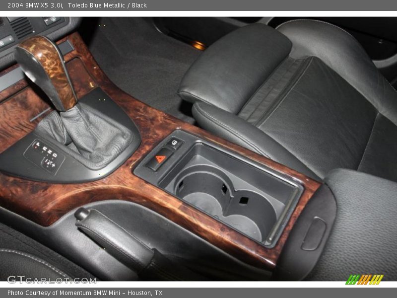 Toledo Blue Metallic / Black 2004 BMW X5 3.0i