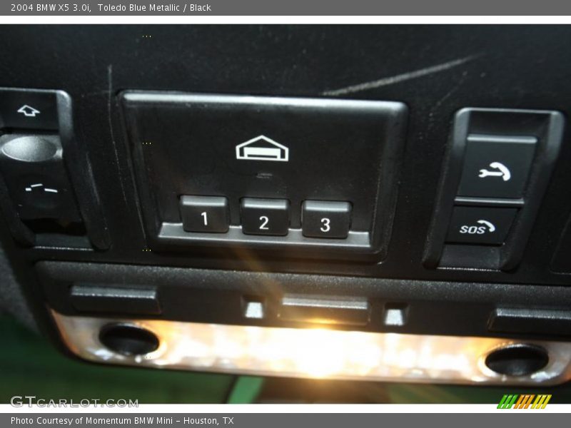 Toledo Blue Metallic / Black 2004 BMW X5 3.0i