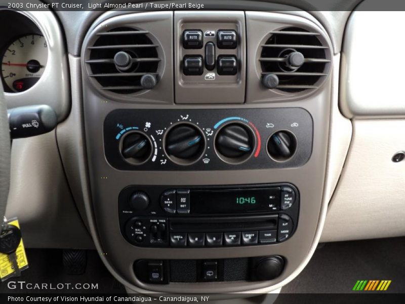 Controls of 2003 PT Cruiser 