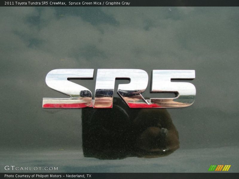 Spruce Green Mica / Graphite Gray 2011 Toyota Tundra SR5 CrewMax