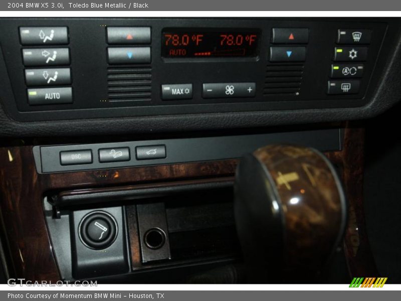 Toledo Blue Metallic / Black 2004 BMW X5 3.0i