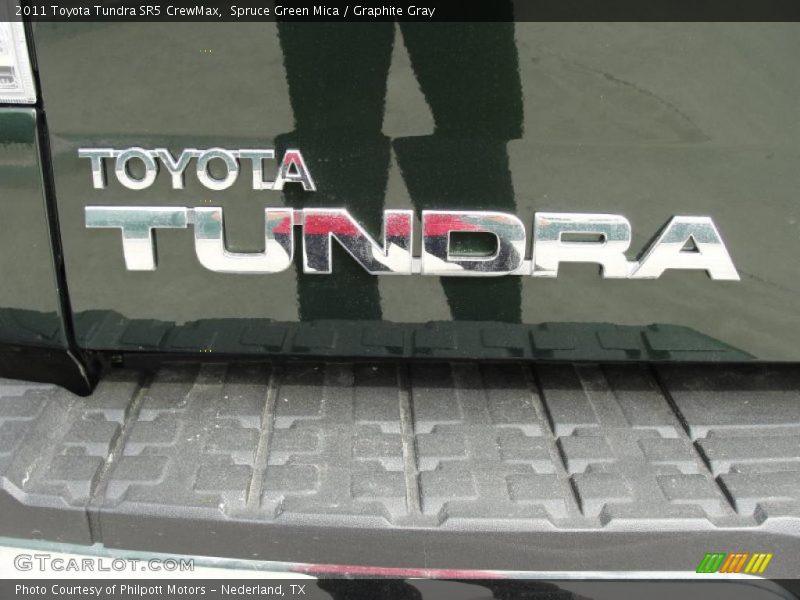 Spruce Green Mica / Graphite Gray 2011 Toyota Tundra SR5 CrewMax