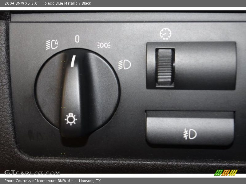 Toledo Blue Metallic / Black 2004 BMW X5 3.0i