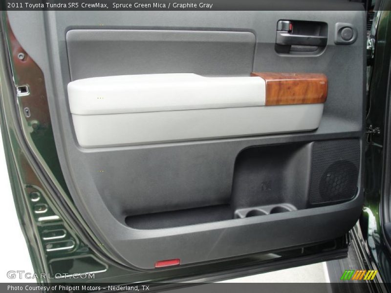 Spruce Green Mica / Graphite Gray 2011 Toyota Tundra SR5 CrewMax