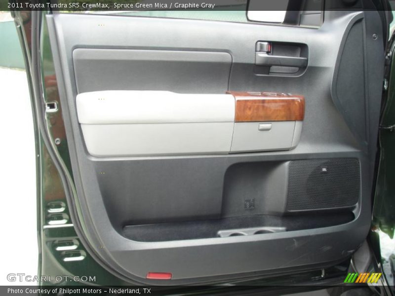 Spruce Green Mica / Graphite Gray 2011 Toyota Tundra SR5 CrewMax
