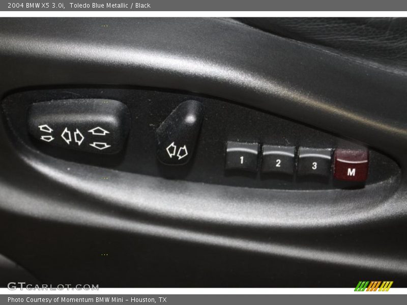 Toledo Blue Metallic / Black 2004 BMW X5 3.0i