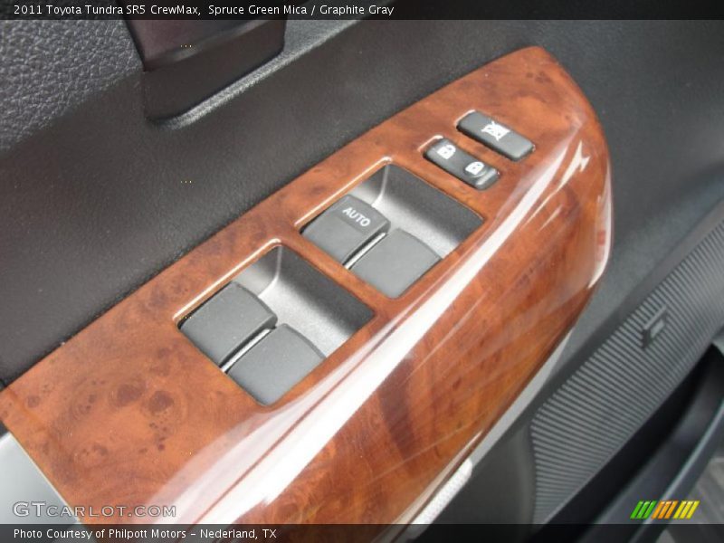 Spruce Green Mica / Graphite Gray 2011 Toyota Tundra SR5 CrewMax