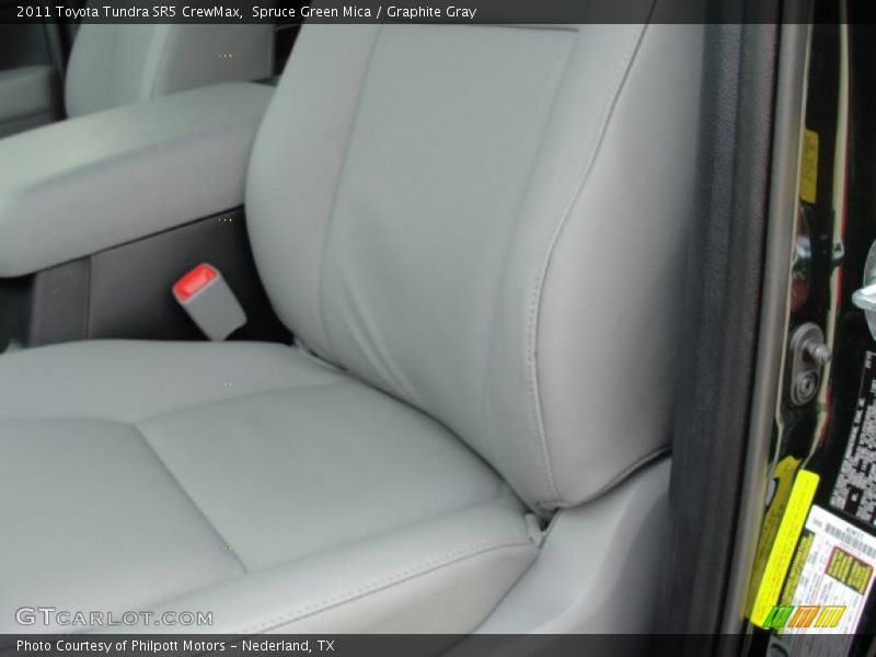 Spruce Green Mica / Graphite Gray 2011 Toyota Tundra SR5 CrewMax