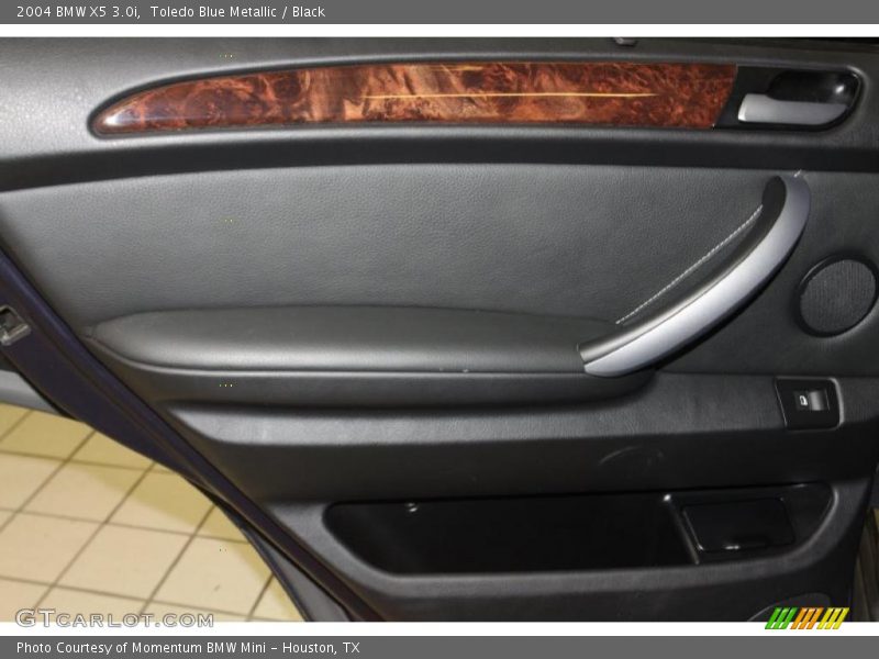 Toledo Blue Metallic / Black 2004 BMW X5 3.0i
